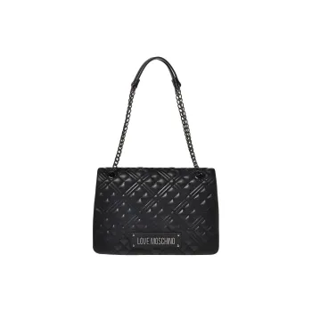 LOVE MOSCHINO PU Handbag Women's Black