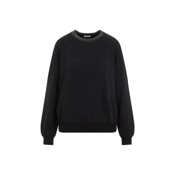 Brunello Cucinelli Monili Chain Crewneck Sweatshirt