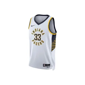 NBA Myles Turner Basketball Jerseys Nike Association Edition Swingman Jersey Unisex White