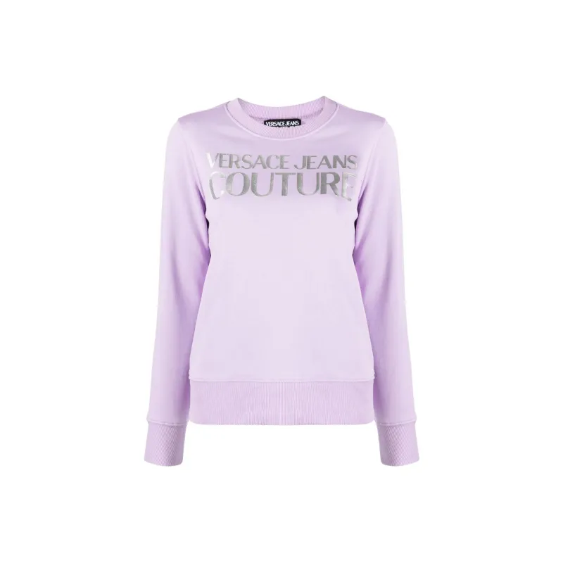 VERSACE JEANS COUTURE Sweatshirts Women's Purple-0