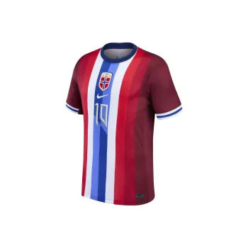 Nike Martin Ødegaard Norway National Team 2024/25 Stadium Home Men's Nike Dri FIT Soccer Jersey