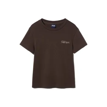 FILA T Shirts Women's Brown