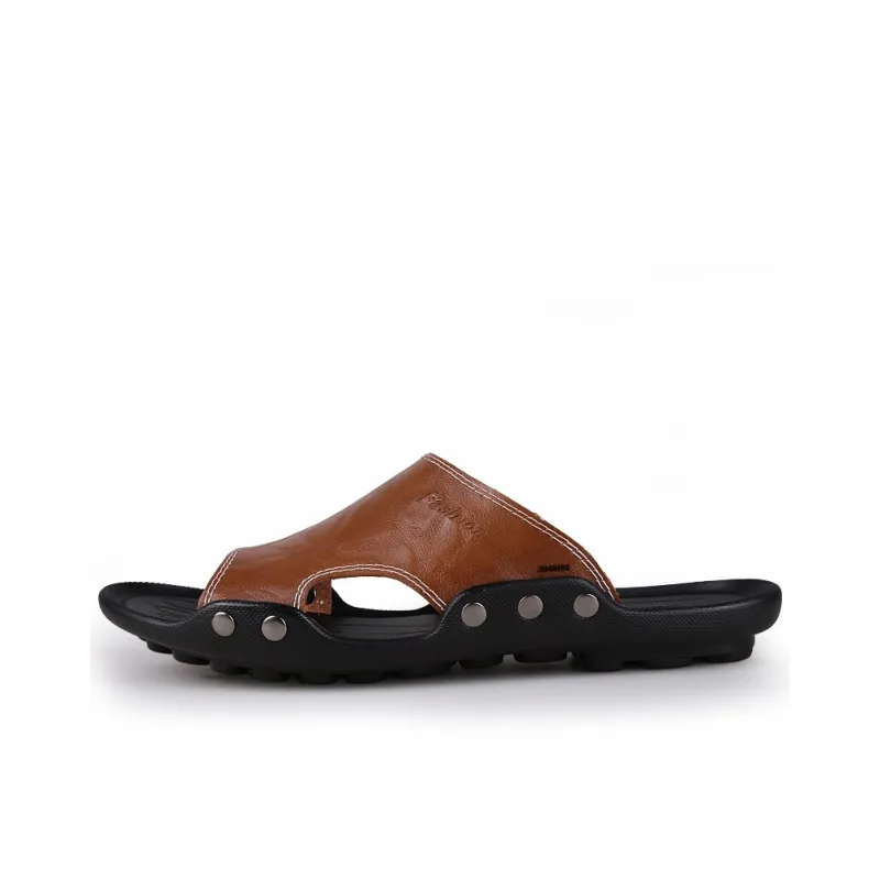 King Jinmai Slide Slippers Unisex Blue/Black/Brown/Blue-20