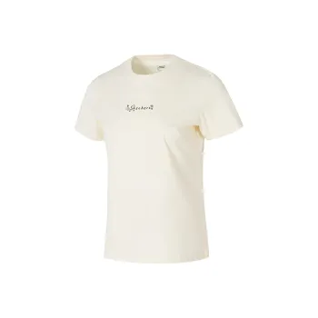 Skechers SS25 T Shirt Women's Cream Beige