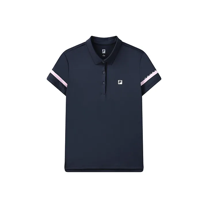 Msgm X FILA Polo Shirts Women's Royal Blue-0