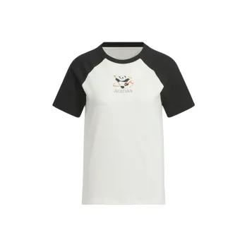 Adidas Raglan Sleeve T Shirt Women's Black