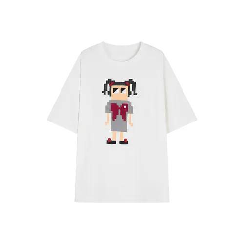 UOOYAA BABY MOSAIC Series T Shirts Women's White