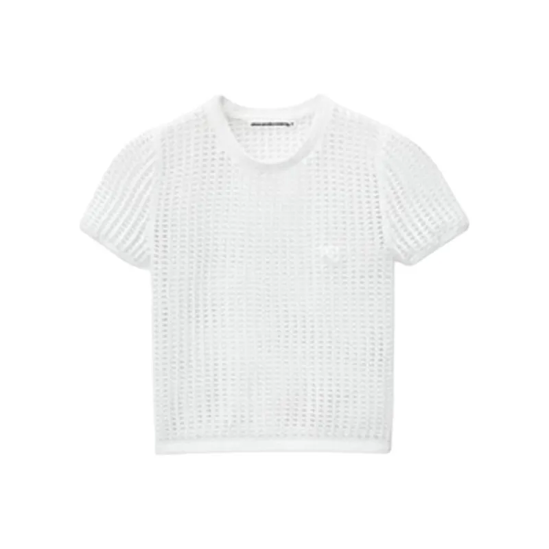 Alexander Wang Mesh Detailed Top-0