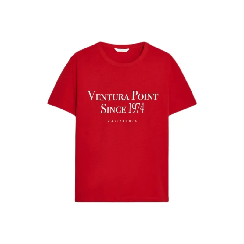 ZARA T Shirts Women's Red-0