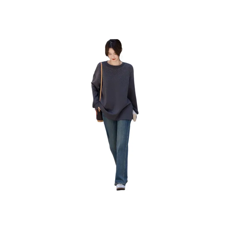 【dme】 Sweatshirt Women's Dark Gray-0