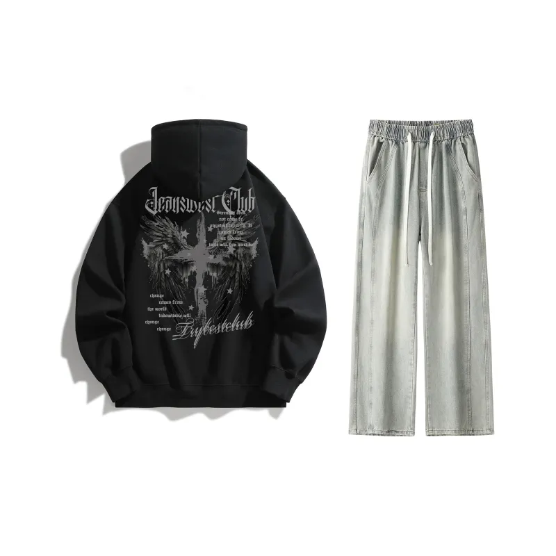 JEANSWEST CLUB Sweatshirt Set Unisex-12