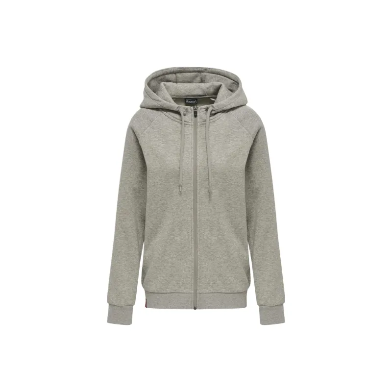 Hummel HmlRED CLASSIC ZIP HOODIE WOMAN Sweatshirt Women's Gray-0