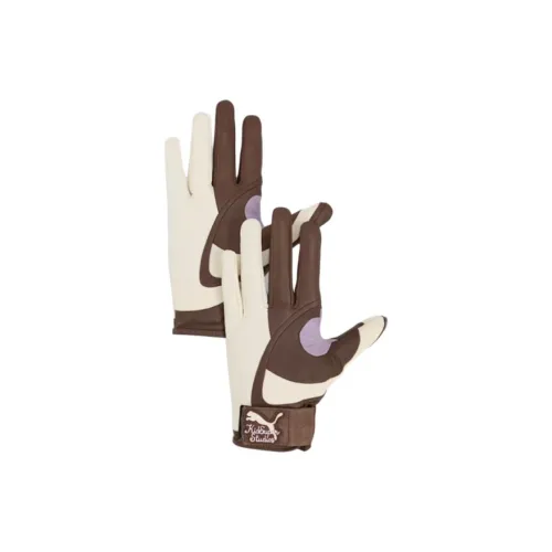 PUMA Nylon, Full Grain Sheepskin Sports Gloves Unisex Brown