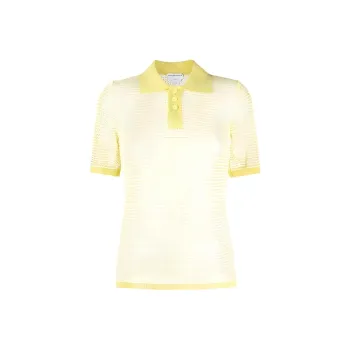 Bottega Veneta Polo Shirt Women's Yellow