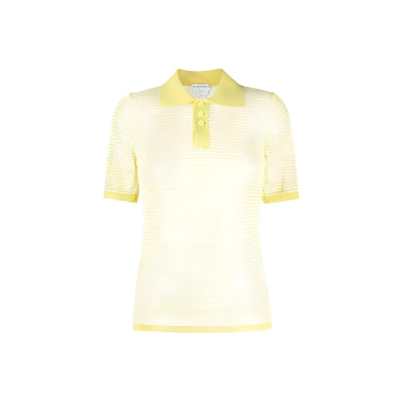 Bottega Veneta Polo Shirt Women's Yellow-0