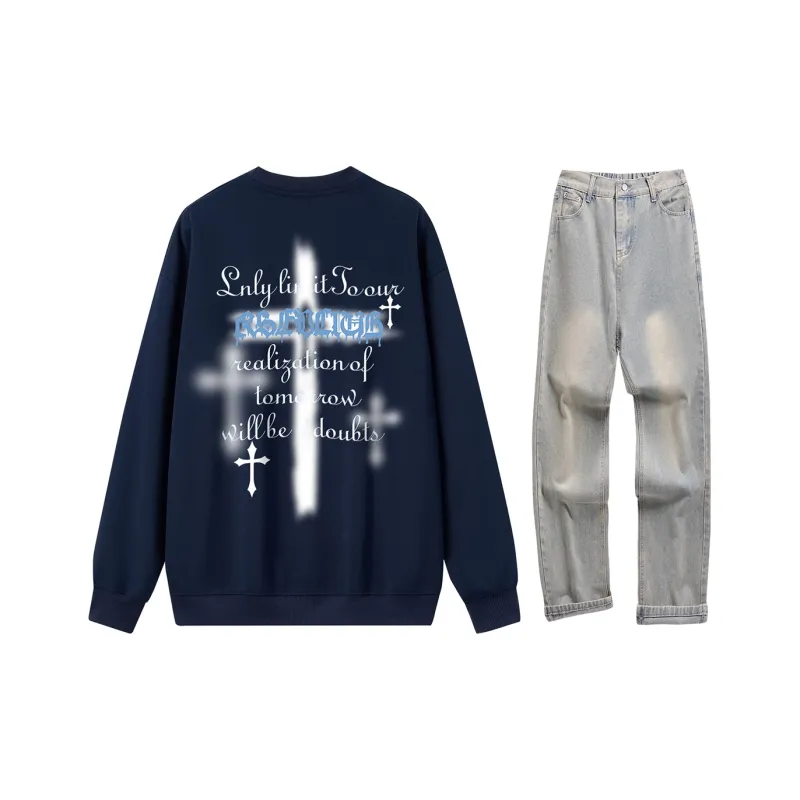 VniVerseVClub Sweatshirt Set Unisex-16