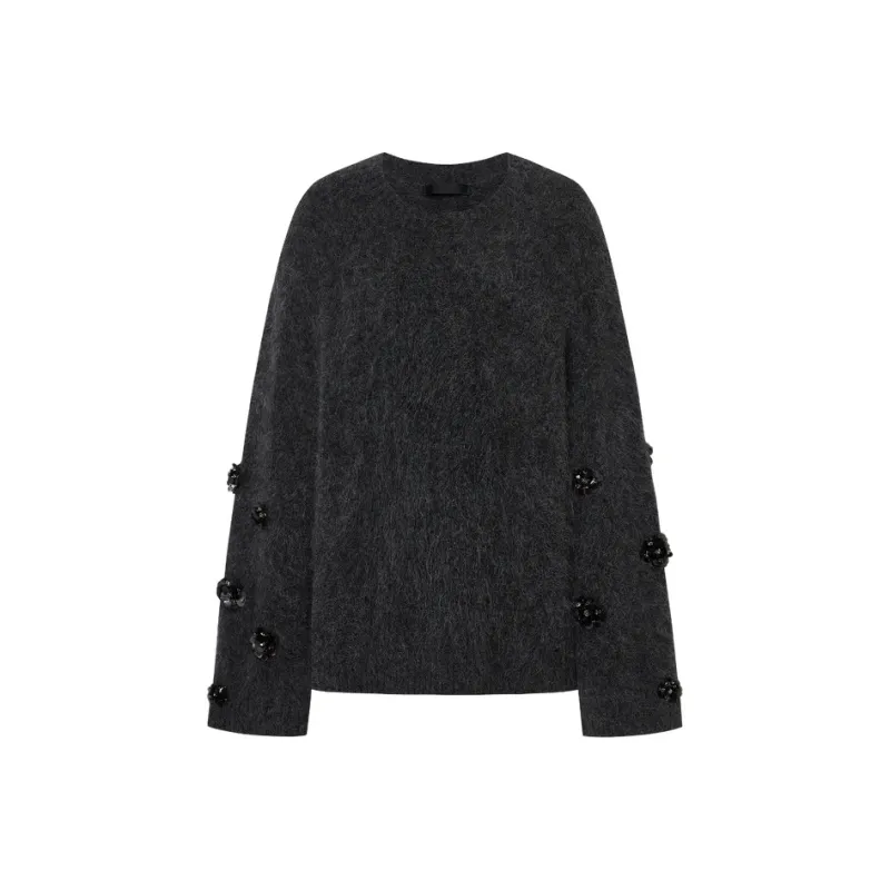 MOCO Sweater Women's Dark Heather Gray-0