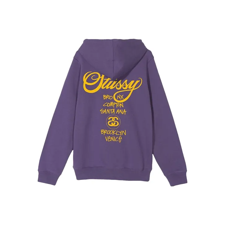 Stussy World Tour Hood 'Black/Blue'-10