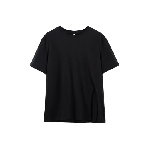 Merry City Drop Shoulder Sleeve T Shirt Women's Black