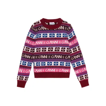 GANNI FW23 Sweater Knitwear Women's Multicolor