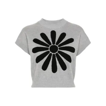 KENZO Marguerite Patch Crewneck Knitted Top