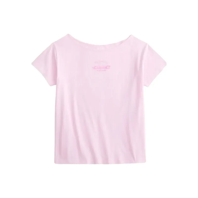 Hollister T Shirts Women's Pink-0