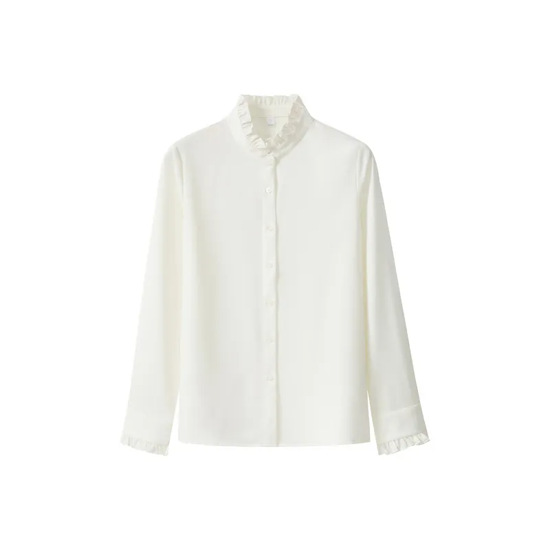 Romon Shirts Women's White-0