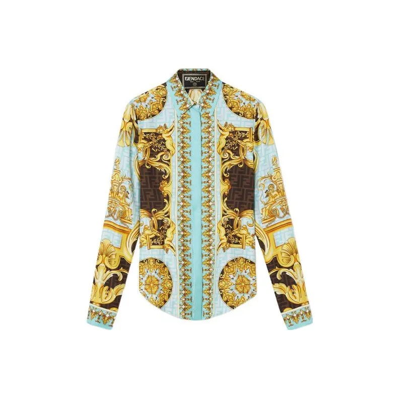 VERSACE x FENDI SS22 Shirt Women's Multicolor-0