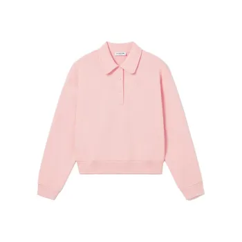 LACOSTE Logo embossed Cotton Sweatshirt
