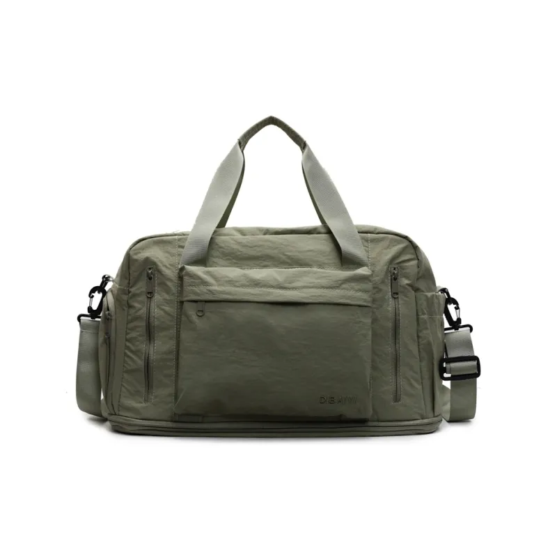 BUBM Fabric Shoulder Bag, Crossbody Bag Unisex Black/Ecru/Green/Gray/Pink-18