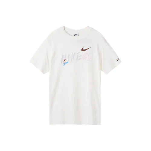 Nike Drop Shoulder Sleeve T Shirt Women's Sail White