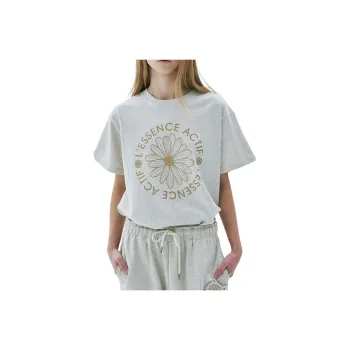 MARDI MERCREDI SS25 T Shirt Women's Oat/Beige Korean Style