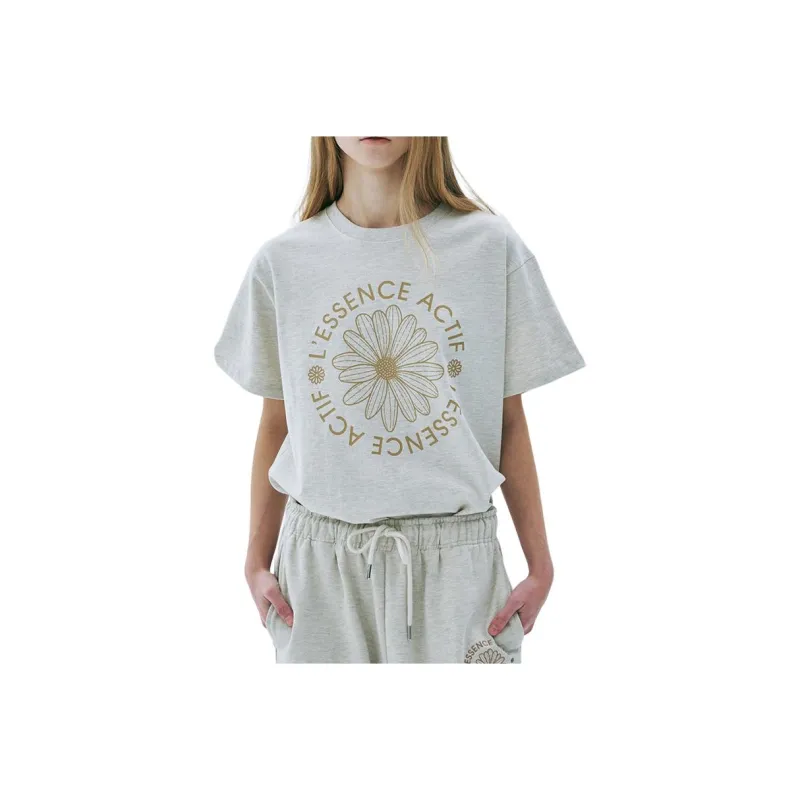 MARDI MERCREDI SS25 T Shirt Women's Oat/Beige Korean Style-0