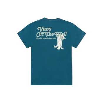 Vans Kitten Off T Shirts Women's Dark Blue