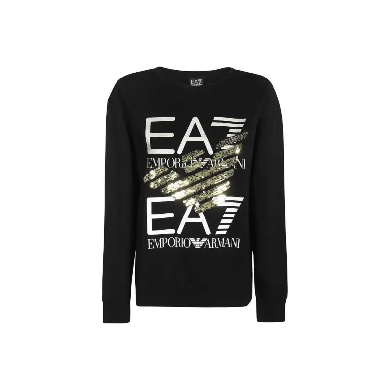 EMPORIO ARMANI EA7 SS23 T Shirt Women's Black-0