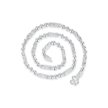 CUTE DAME Sterling Silver Necklaces Unisex