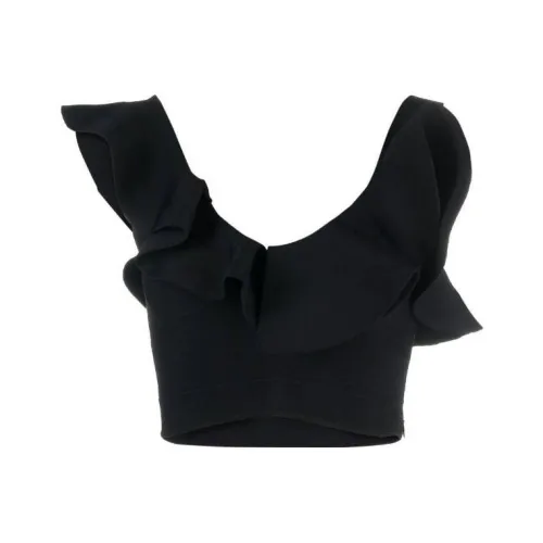 Alexander McQueen Ruffle-Detailed Sleeveless Top