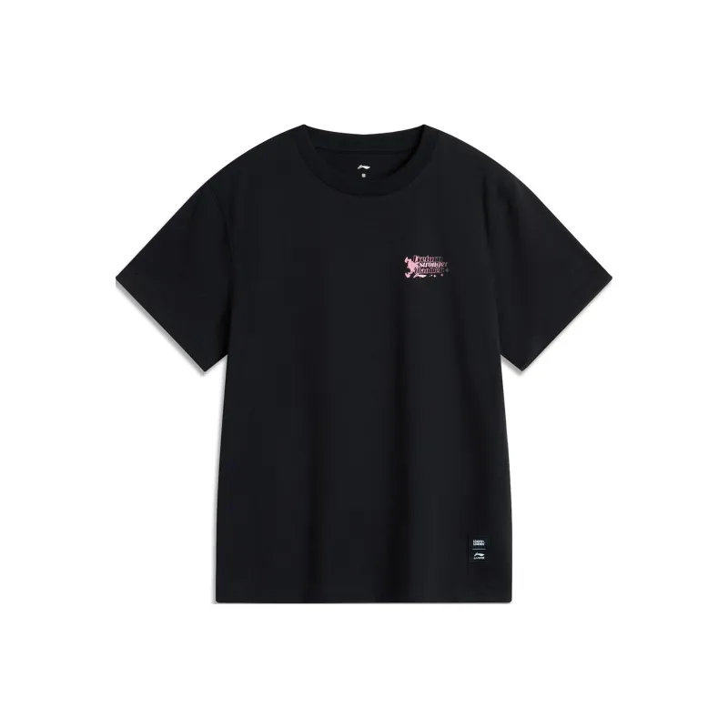 LiNing x LEAGUE OF LEGENDS Regular T Shirt Women's Black-0