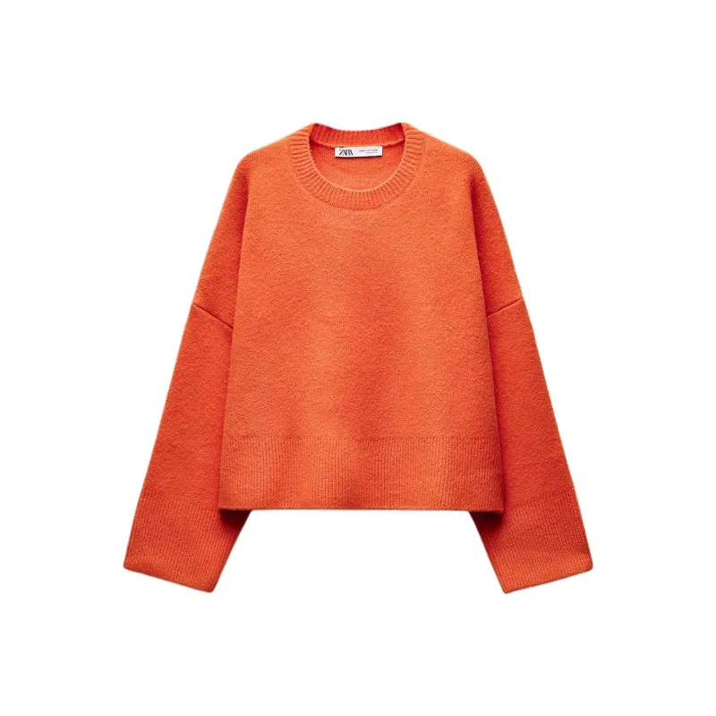 ZARA Sweaters Women's Orange-0