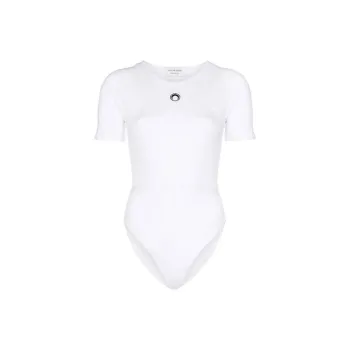 Marine Serre Bodysuits Women's White