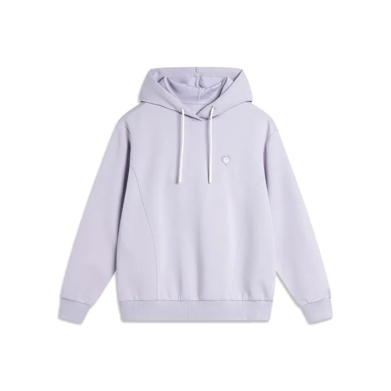 LiNing Sports Life Collection Sweatshirt Women's Sea Salt Purple-0