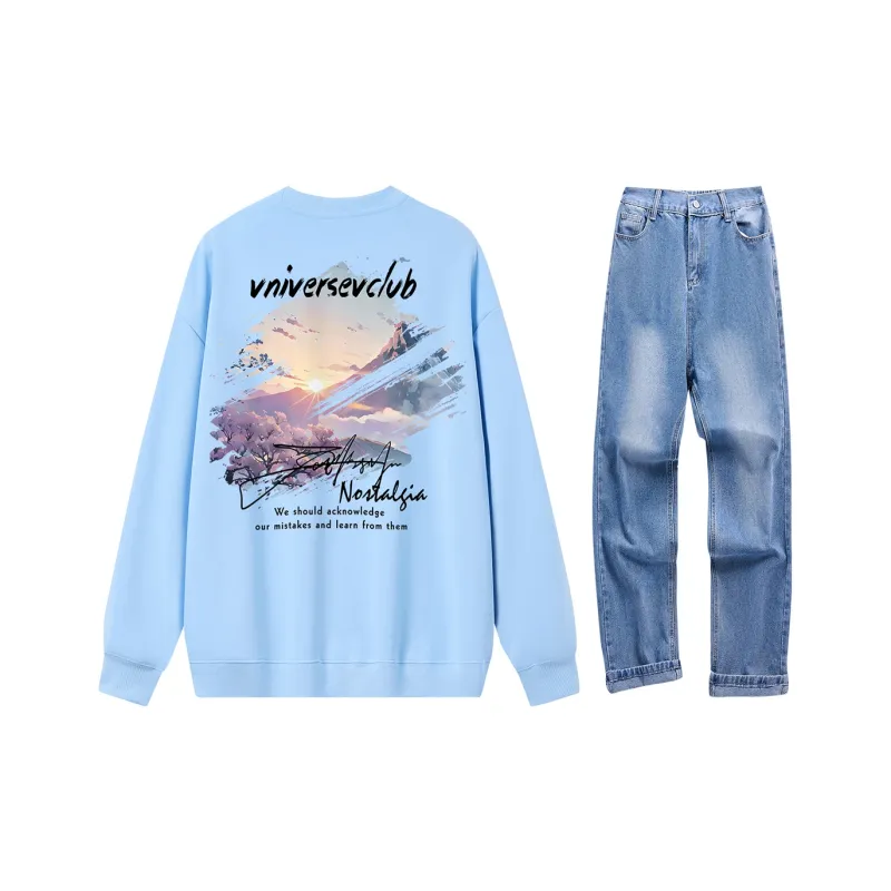 VniVerseVClub Sweatshirt Set Unisex-24
