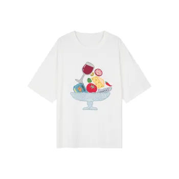 UOOYAA T Shirts Women's White