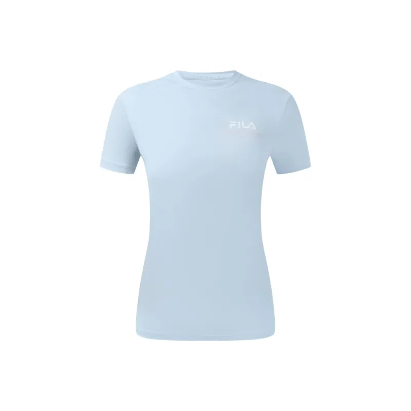 FILA Set in Sleeve T Shirt Women's Enchanting Blue-0