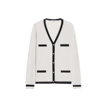 'S MAX MARA Kenya V Neck Buttoned Cardigan