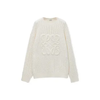 LOEWE Logo Detailed Crewneck Jumper