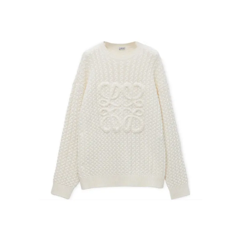 LOEWE Logo Detailed Crewneck Jumper-0