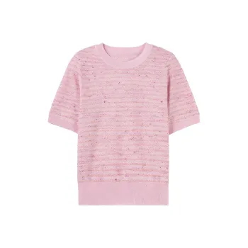 HDFULERN Knitwear Women's Pink Purple