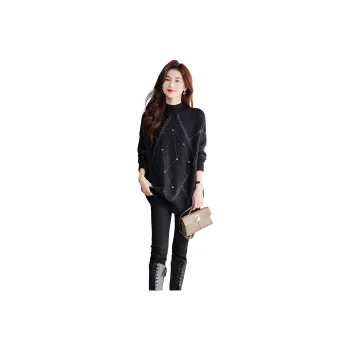 Korean Style Sweater Women's Black