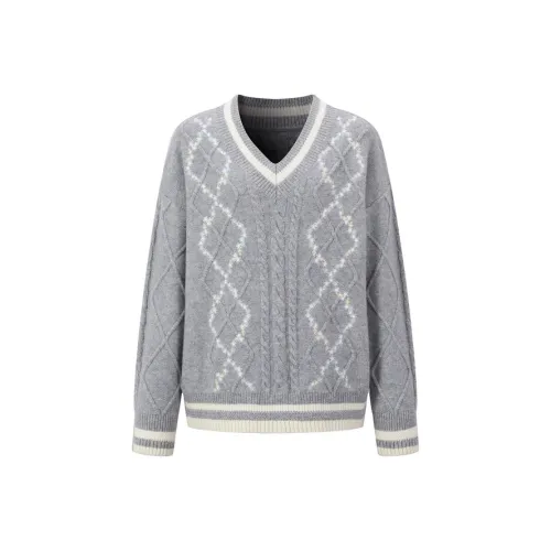 Three Quarters Sweater Women's Gray